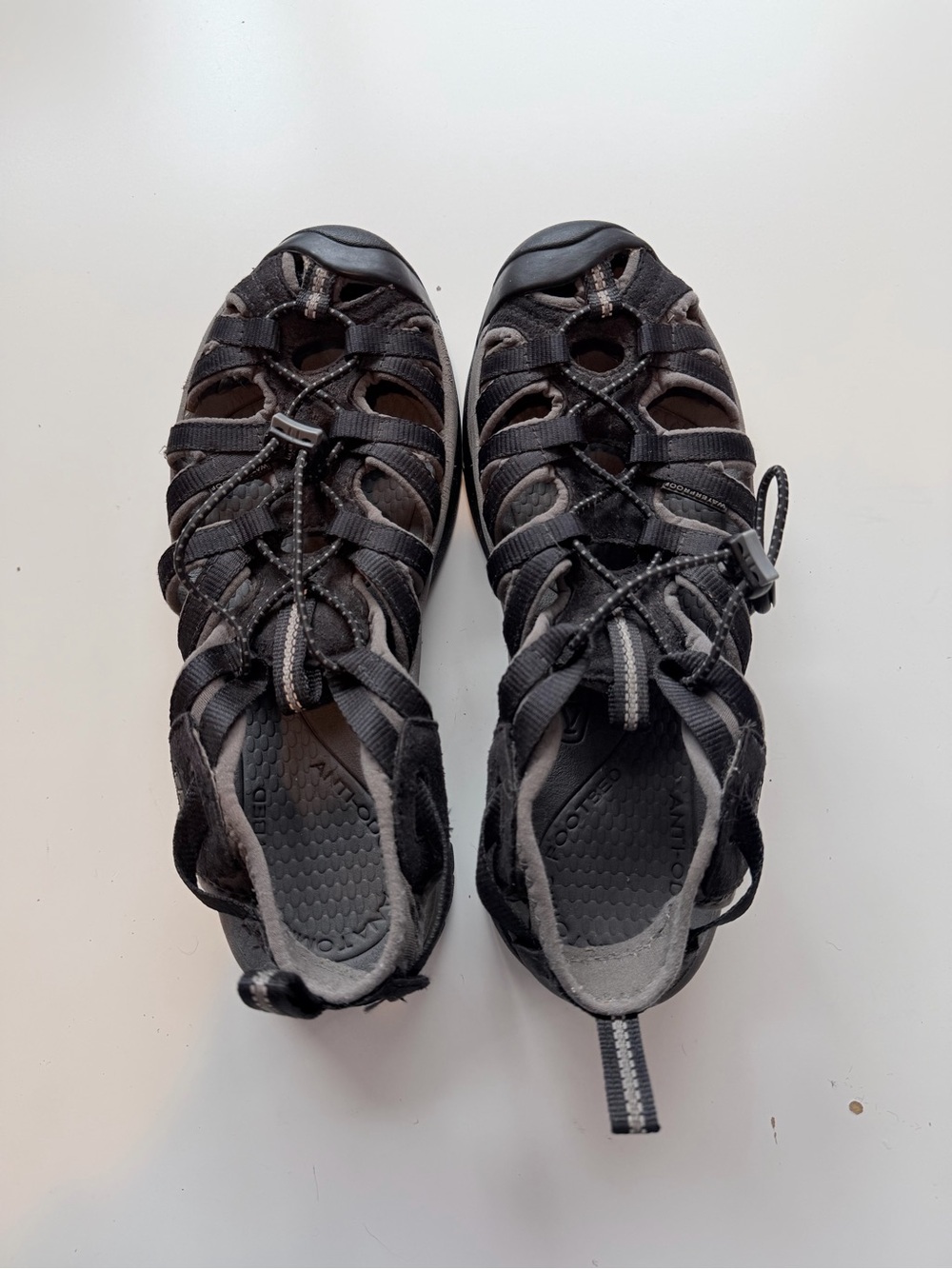 KEEN Women's Whisper Waterproof Hiking Sandals, W size 10, M size 8.5